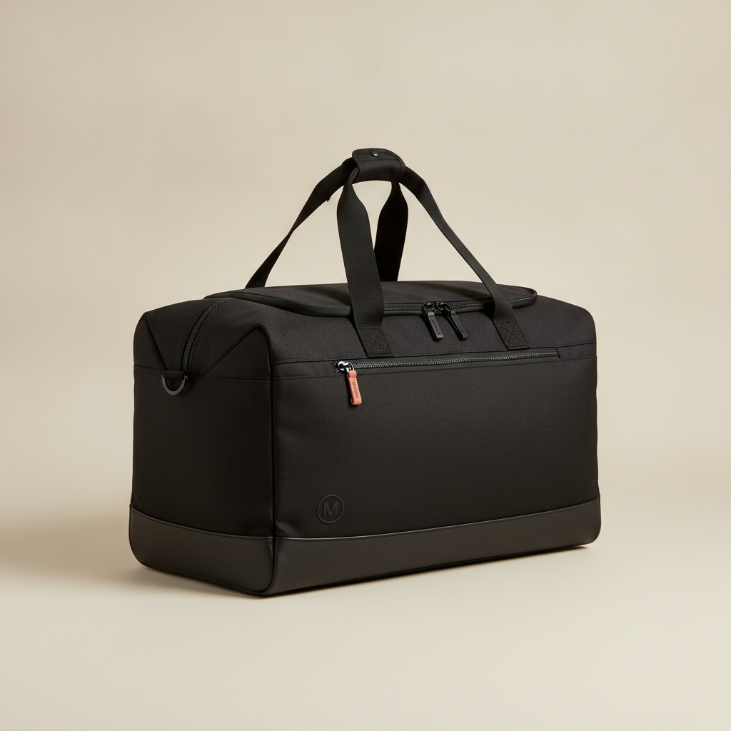 The Weekender duffel and travel essentials, cabin-ready and packed